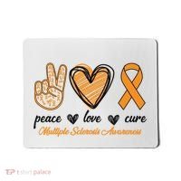 Peace Love Cure Multiple Sclerosis Mousepad thumb 0