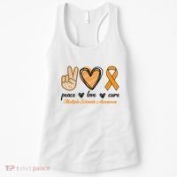 Peace Love Cure Multiple Sclerosis Women's Tank Top thumb 0