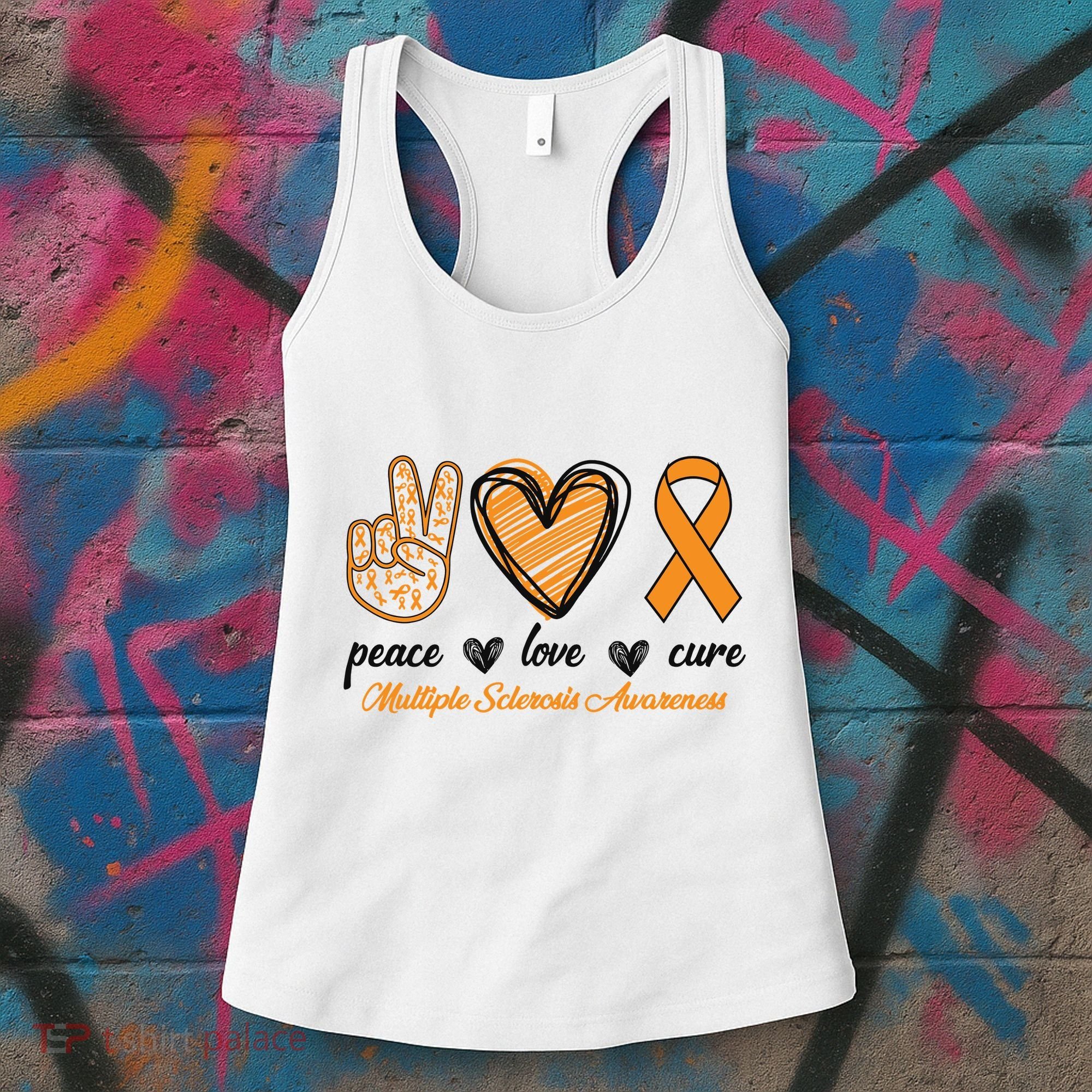 Peace Love Cure Multiple Sclerosis Women's Tank Top