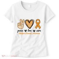 Peace Love Cure Multiple Sclerosis Women's T-Shirt thumb 0