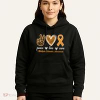 Peace Love Cure Multiple Sclerosis Hoodie thumb 5