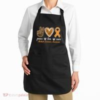 Peace Love Cure Multiple Sclerosis Apron thumb 2