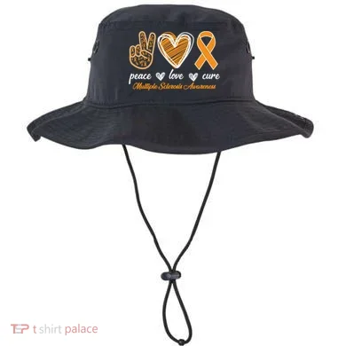 Peace Love Cure Multiple Sclerosis Bucket Hat