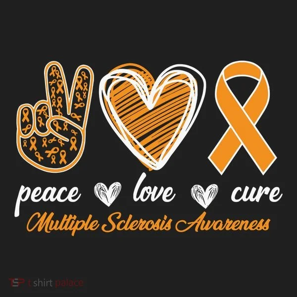 Peace Love Cure Multiple Sclerosis Tumbler