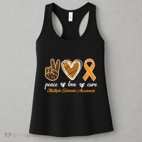 Peace Love Cure Multiple Sclerosis Women's Tank Top thumb 3