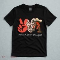 Peace Love Crawfish Leopard Crawfish Boil Cajun Lobster T-Shirt thumb 5