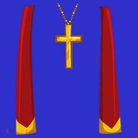 Priest Lazy DIY Halloween Costume Minister Pastor Preacher T-Shirt thumb 7