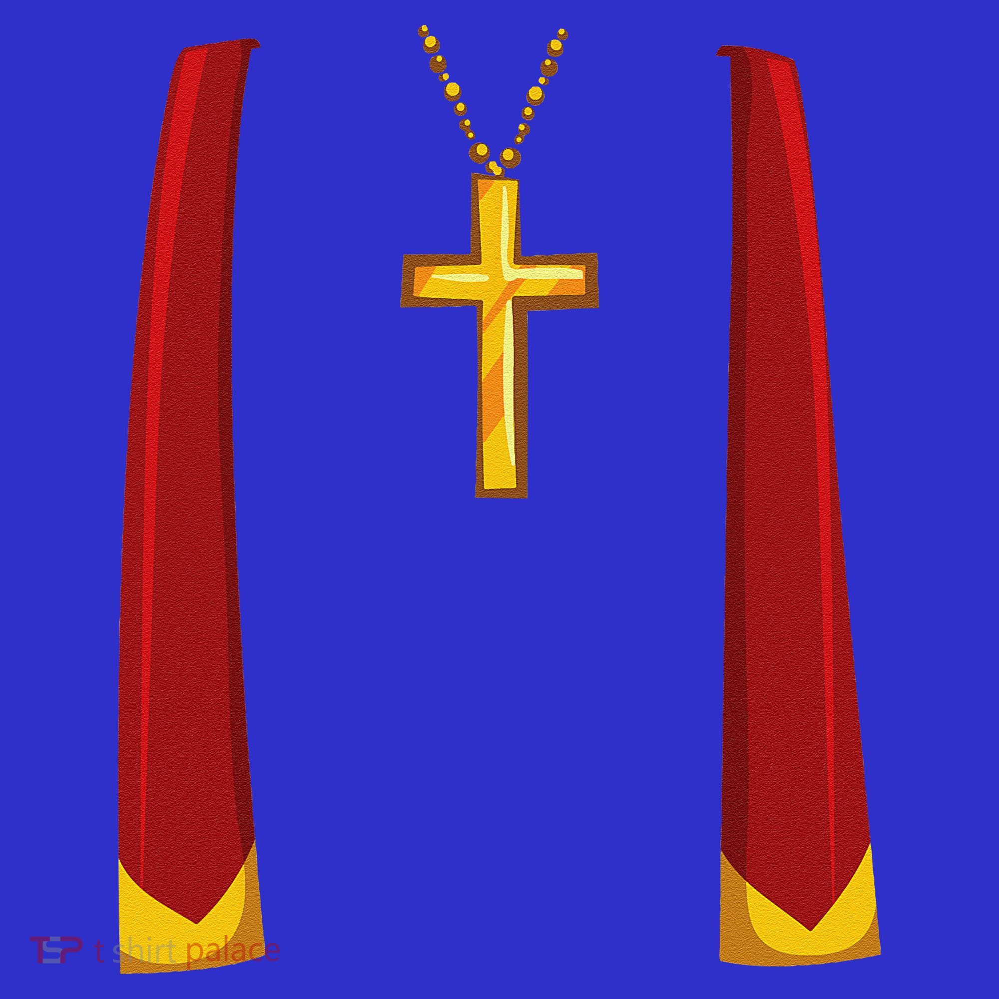 Priest Lazy DIY Halloween Costume Minister Pastor Preacher Coaster