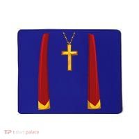 Priest Lazy DIY Halloween Costume Minister Pastor Preacher Mousepad thumb 0