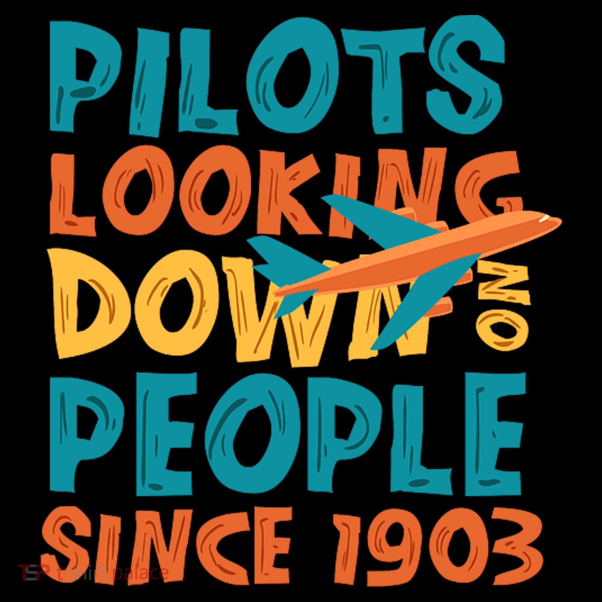 Pilots Looking Down On People Since 1903 Funny Ornament