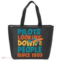 Pilots Looking Down On People Since 1903 Funny Tote Bag thumb 0