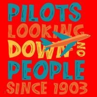 Pilots Looking Down On People Since 1903 Funny Santa Hat thumb 1