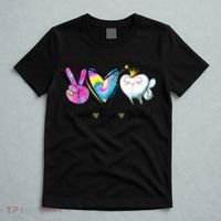 Peace Love Dental Hygienist Dental Assistant Dentist Office T-Shirt thumb 5