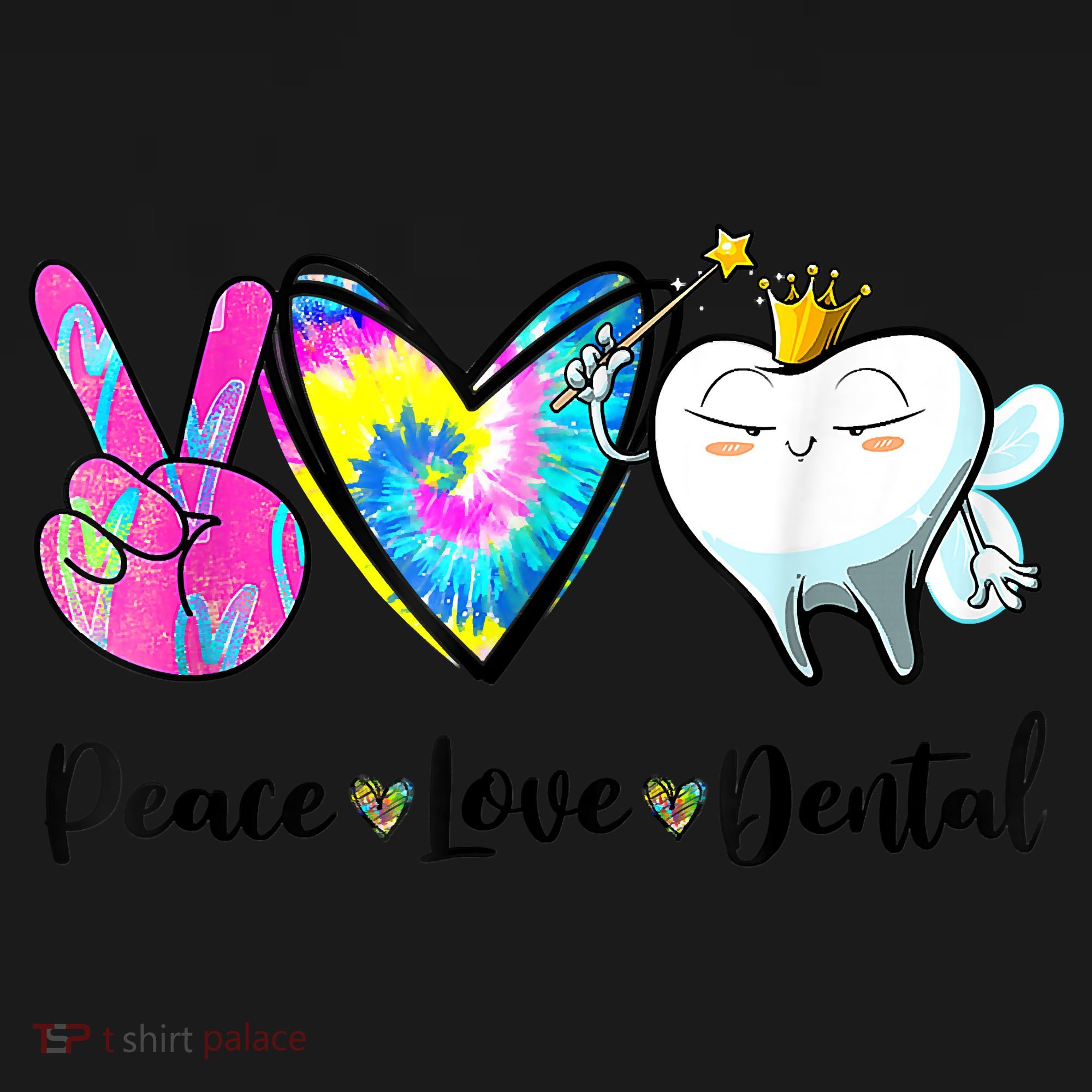 Peace Love Dental Hygienist Dental Assistant Dentist Office Mousepad