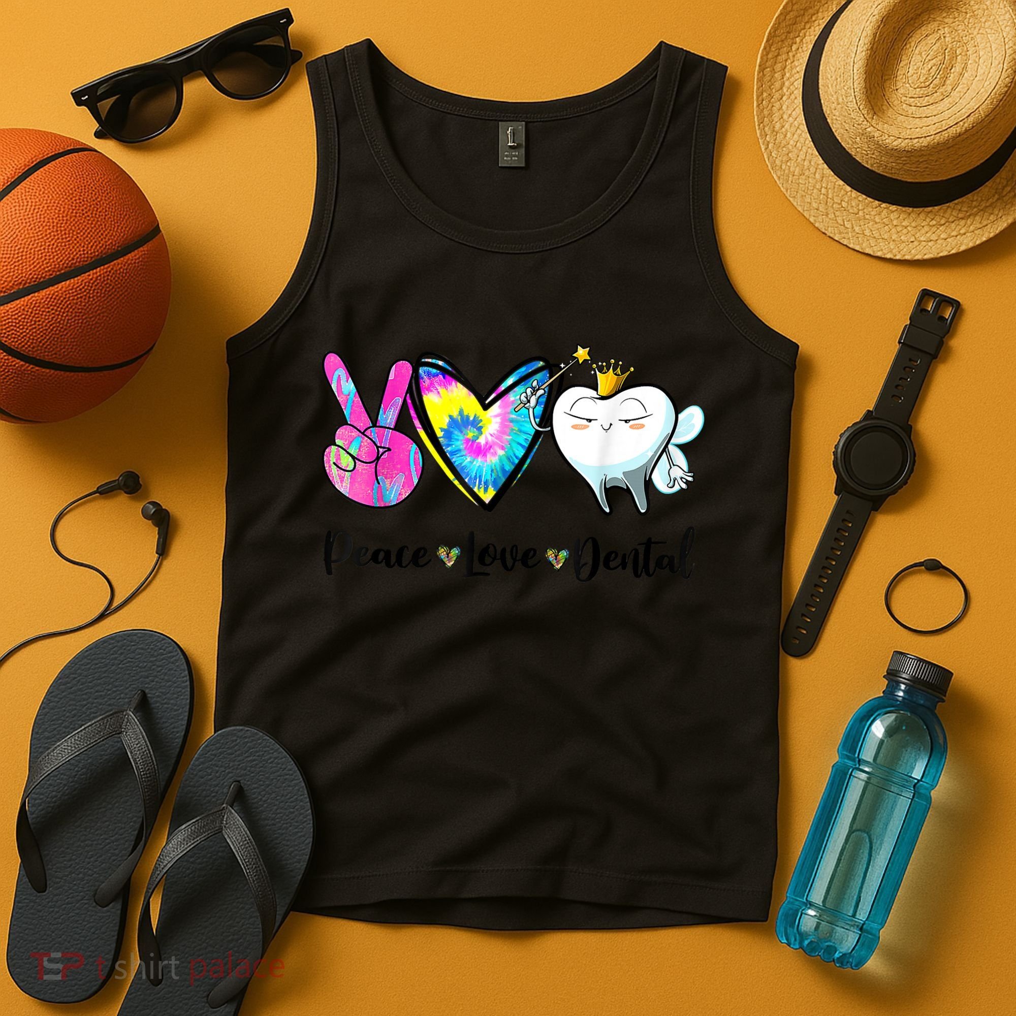 Peace Love Dental Hygienist Dental Assistant Dentist Office Tank Top
