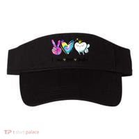 Peace Love Dental Hygienist Dental Assistant Dentist Office Visor thumb 0