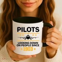Pilots Looking Down On People Since 1903 Coffee Mug thumb 3