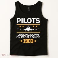 Pilots Looking Down On People Since 1903 Tank Top thumb 2