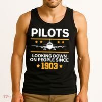 Pilots Looking Down On People Since 1903 Tank Top thumb 3
