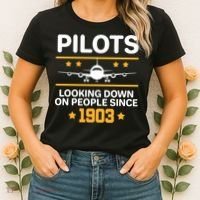 Pilots Looking Down On People Since 1903 Women's T-Shirt thumb 2