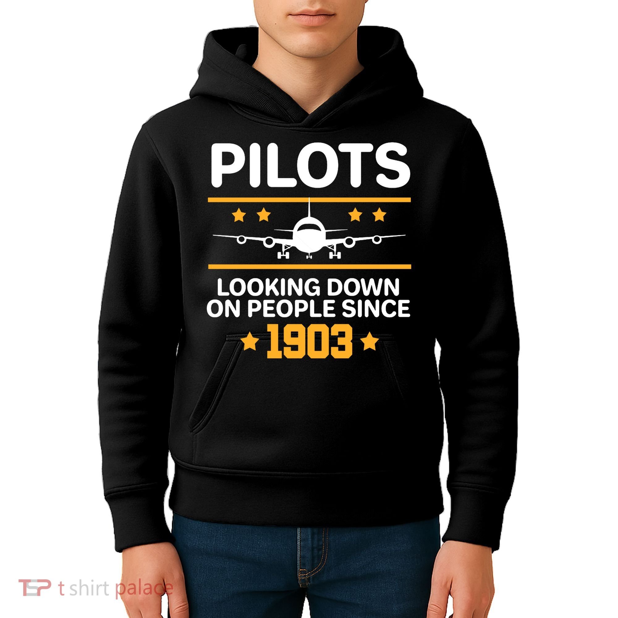 Pilots Looking Down On People Since 1903 Kids Hoodie