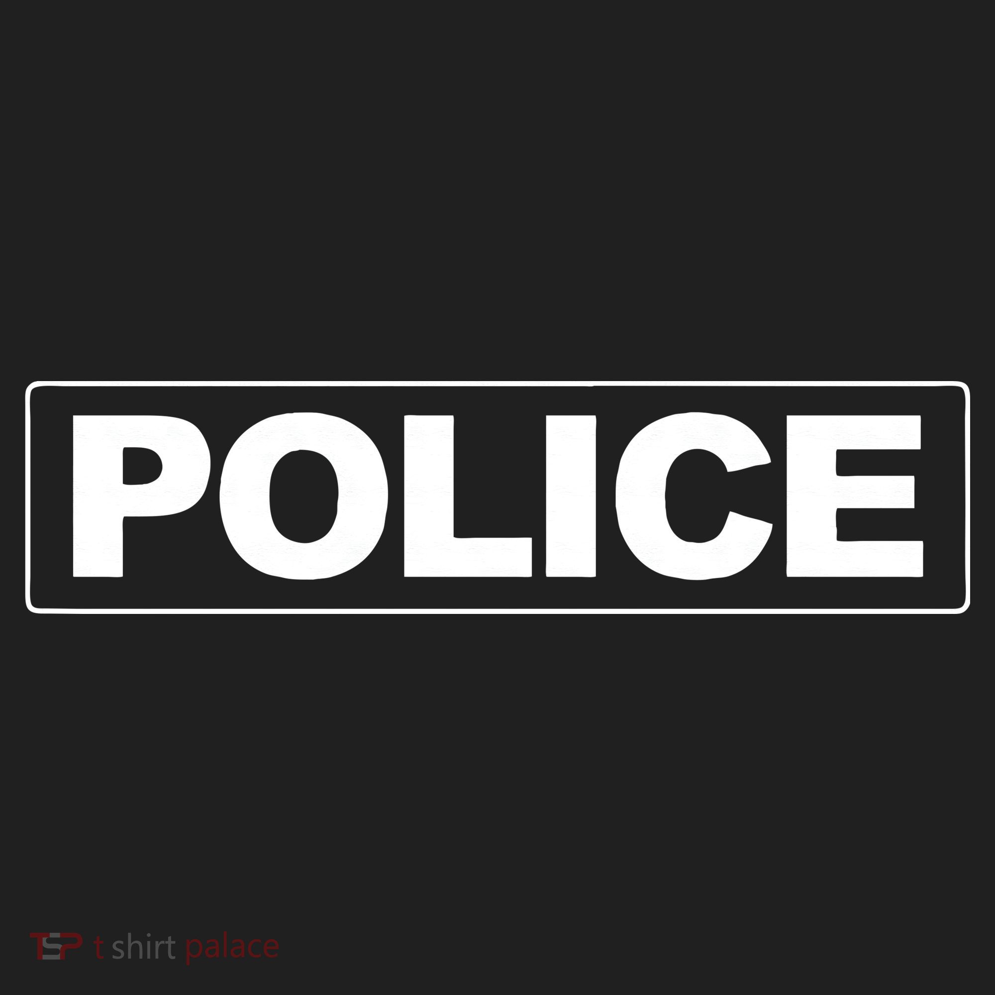Police Law Enforcement Police Plastic Christmas Ball Ornament