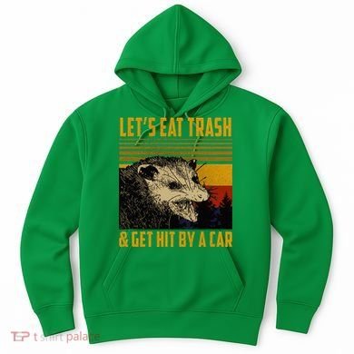 Possum LetS Eat Trash And Get Hit By A Car Hoodie
