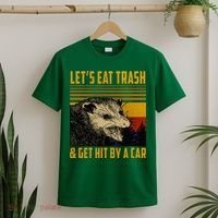 Possum LetS Eat Trash And Get Hit By A Car T-Shirt thumb 2