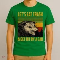 Possum LetS Eat Trash And Get Hit By A Car T-Shirt thumb 3