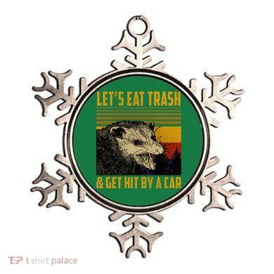 Possum LetS Eat Trash And Get Hit By A Car Ornament