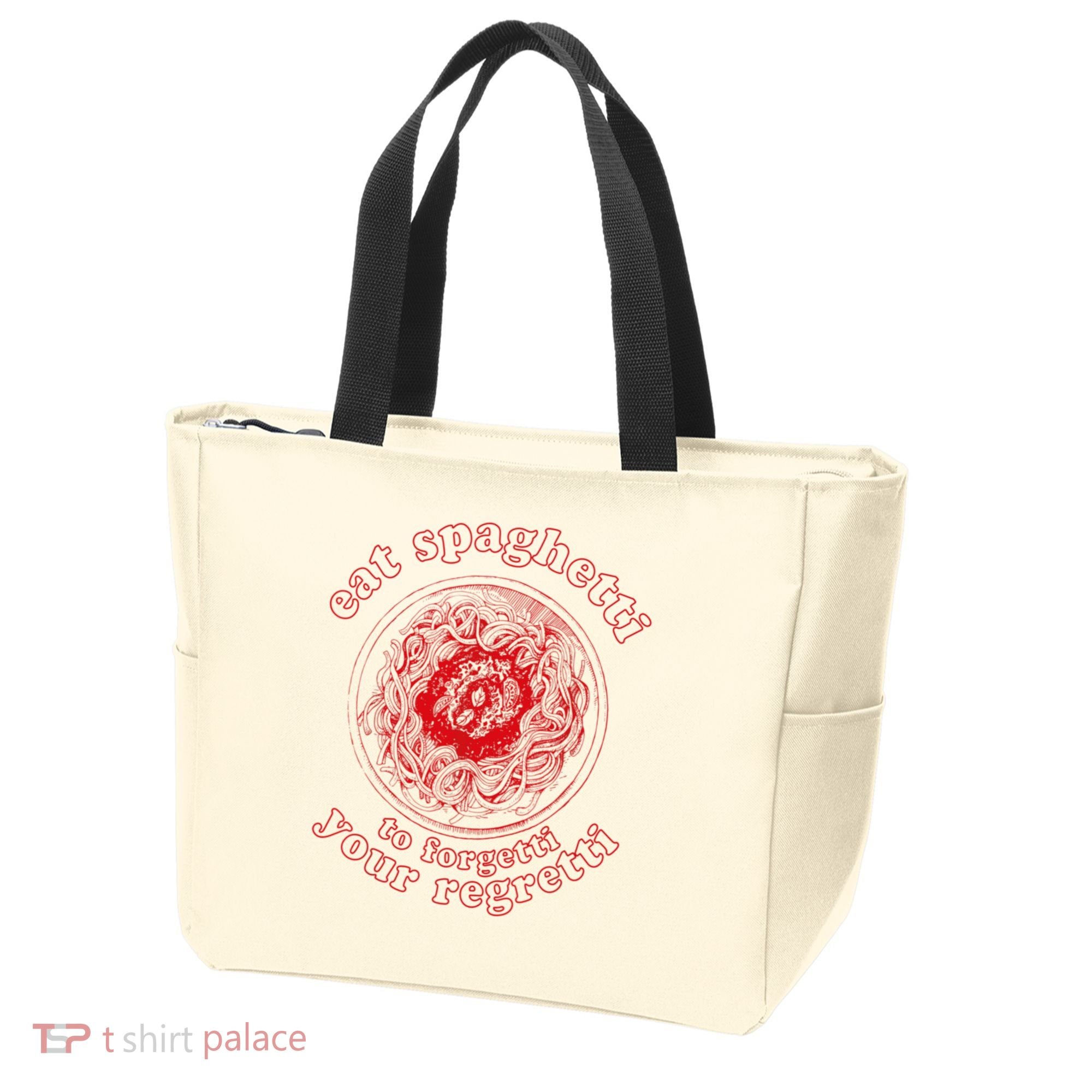 Pasta Lover Eat The Spaghetti To Forgetti Your Regretti Tote Bag