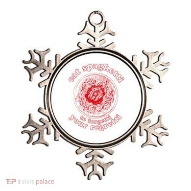Pasta Lover Eat The Spaghetti To Forgetti Your Regretti Ornament