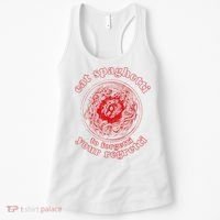 Pasta Lover Eat The Spaghetti To Forgetti Your Regretti Women's Tank Top thumb 0