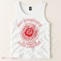 Pasta Lover Eat The Spaghetti To Forgetti Your Regretti Tank Top thumb 2