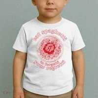 Pasta Lover Eat The Spaghetti To Forgetti Your Regretti Toddler T-Shirt thumb 2