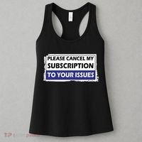 Please Cancel My Subscription To Your Problems Women's Tank Top thumb 3