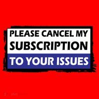 Please Cancel My Subscription To Your Problems Santa Hat thumb 1