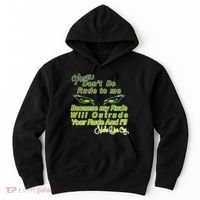 Please Don't Be Rude to Me Cat Eye Hoodie thumb 0