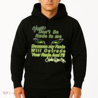 Please Don't Be Rude to Me Cat Eye Hoodie thumb 2