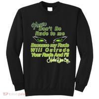 Please Don't Be Rude to Me Cat Eye Sweatshirt thumb 0