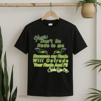 Please Don't Be Rude to Me Cat Eye T-Shirt thumb 2