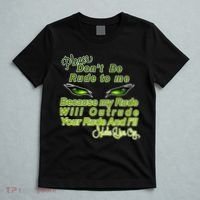 Please Don't Be Rude to Me Cat Eye T-Shirt thumb 5
