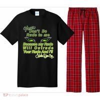 Please Don't Be Rude to Me Cat Eye Pajama Set thumb 0