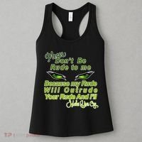 Please Don't Be Rude to Me Cat Eye Women's Tank Top thumb 3