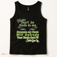 Please Don't Be Rude to Me Cat Eye Tank Top thumb 2
