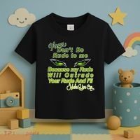 Please Don't Be Rude to Me Cat Eye Toddler T-Shirt thumb 3