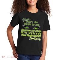 Please Don't Be Rude to Me Cat Eye Kids T-Shirt thumb 2