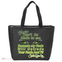 Please Don't Be Rude to Me Cat Eye Tote Bag thumb 0