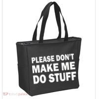 Please Don't Make Me Do Stuff Tote Bag thumb 2