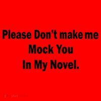 Please Don't Make Me Mock You In My Novel Santa Hat thumb 1